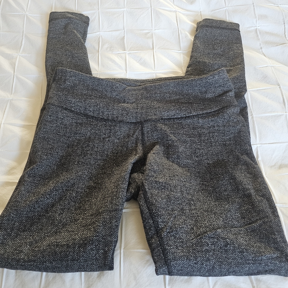 Lululemon Wunder Under Herringbone In Size 8